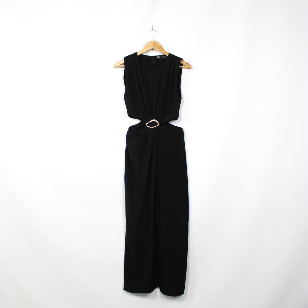 Zara Black Cut-Out Dress – Vinnies Finds