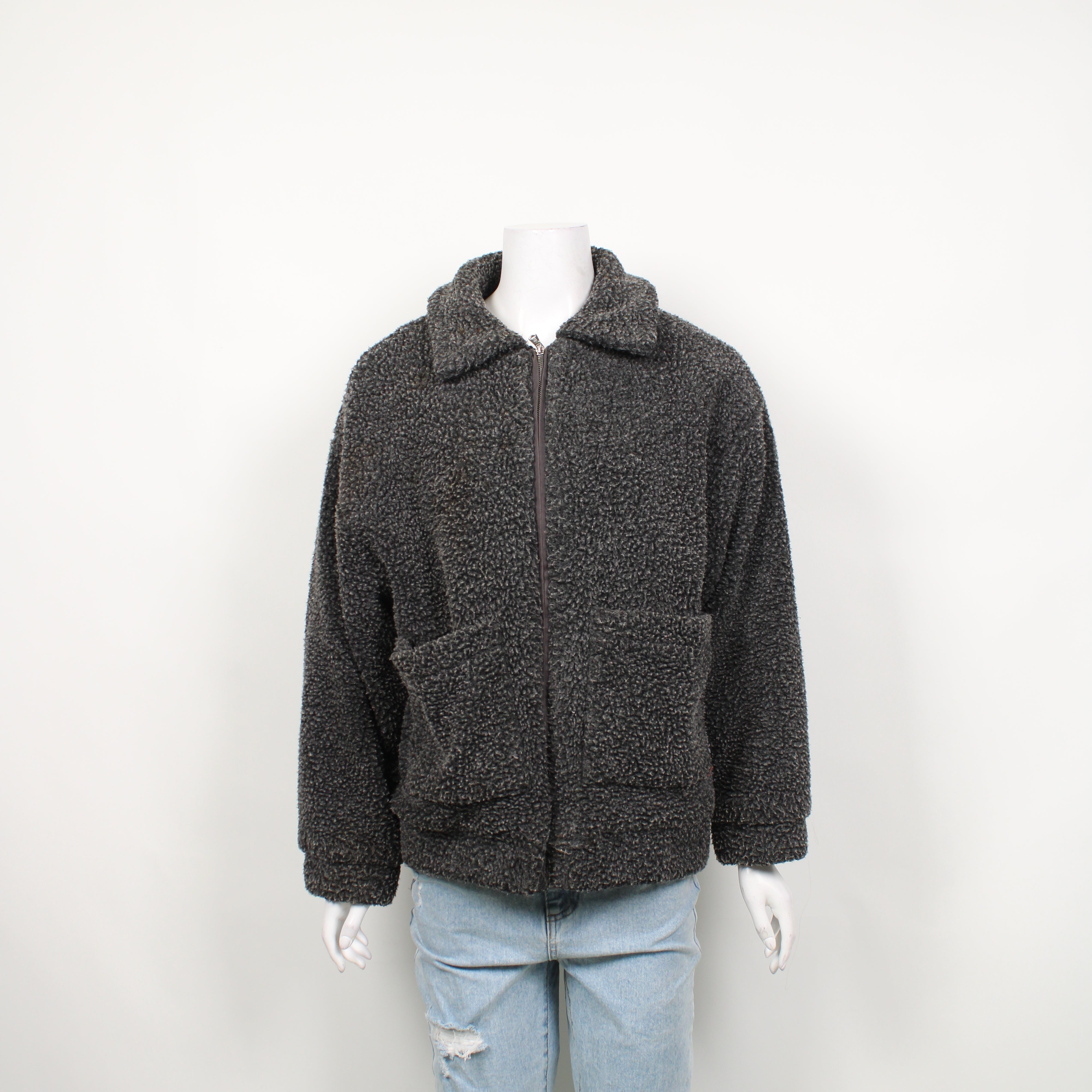 Fleece Jacket Teddy Bear Jacket Ghanda Anna-Kaci Women's Zip-Up