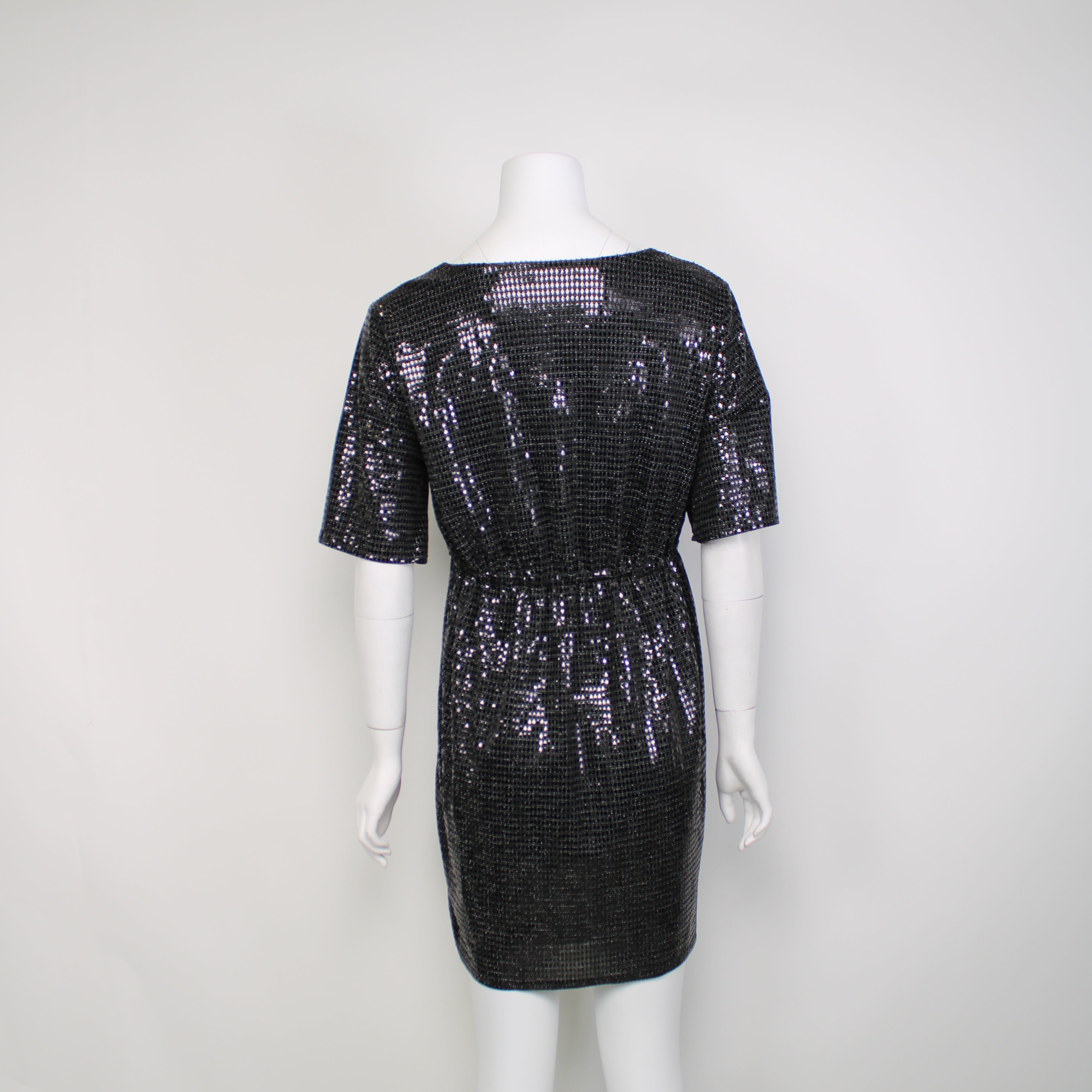 white christmas dresses Y2K Silk Wayne Cooper Printed Party Dress