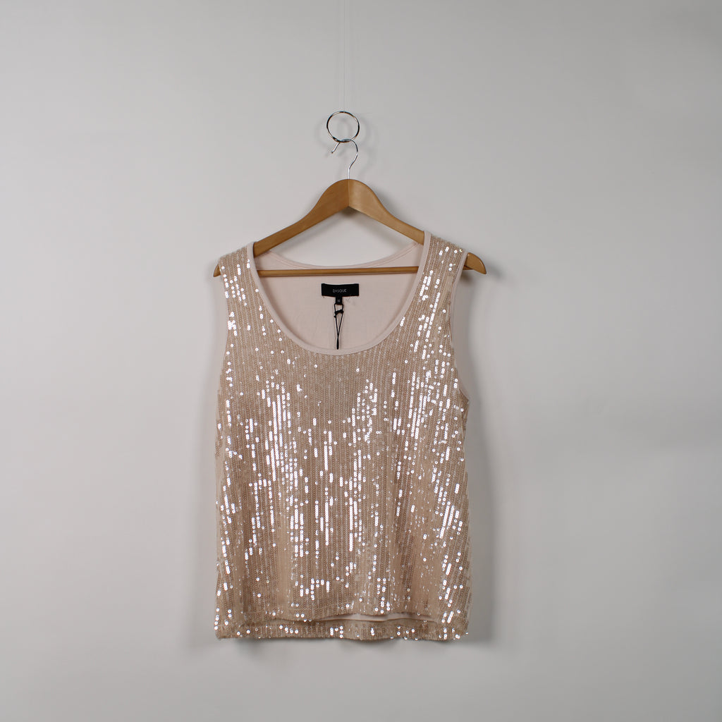 Basque White Sequined Top BNWT – Vinnies Finds