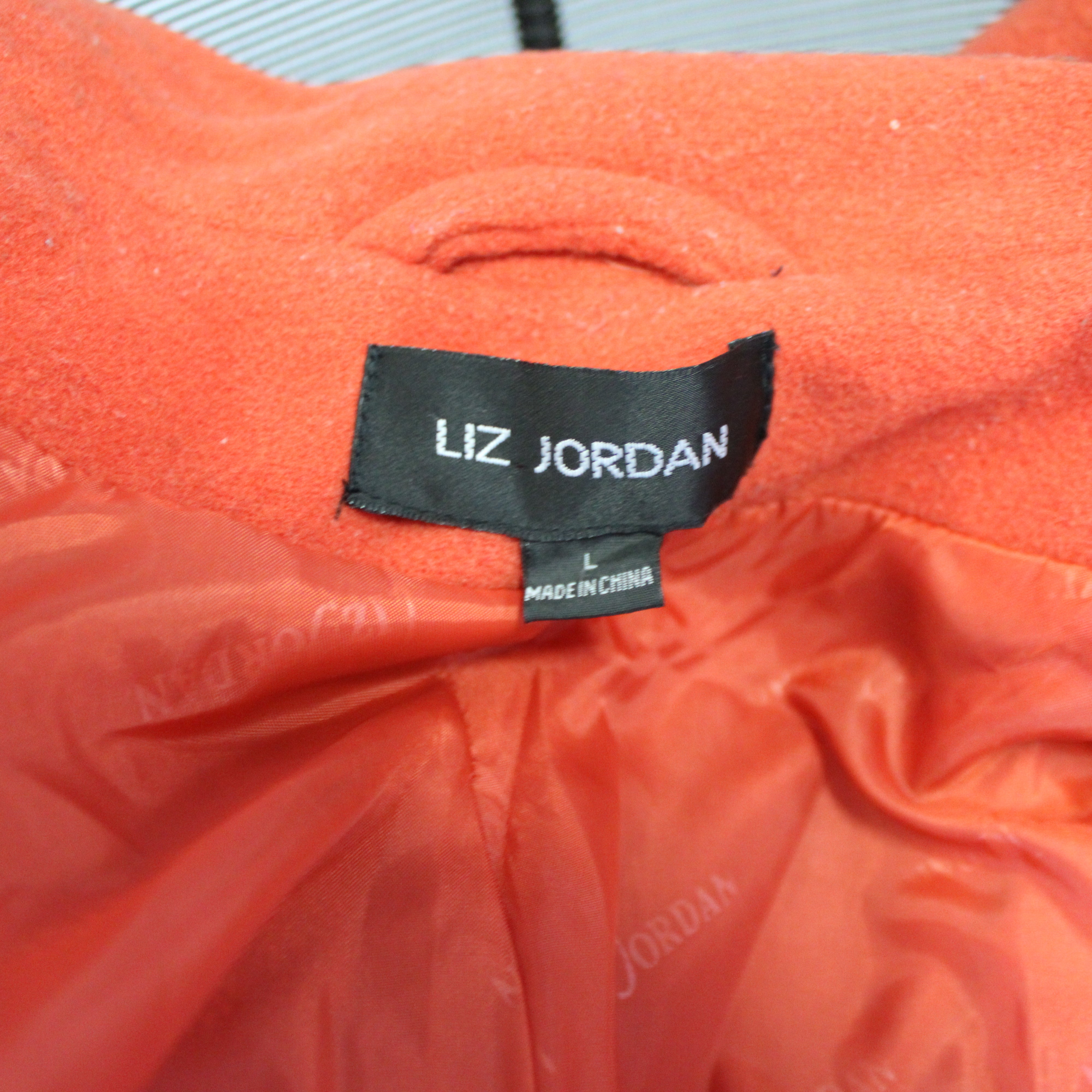 liz jordan red leather jacket