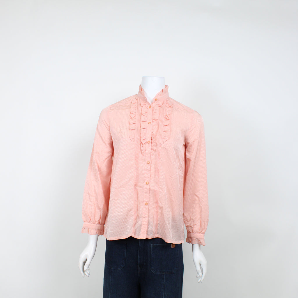 Hokin Pink Ruffle Blouse – Vinnies Finds