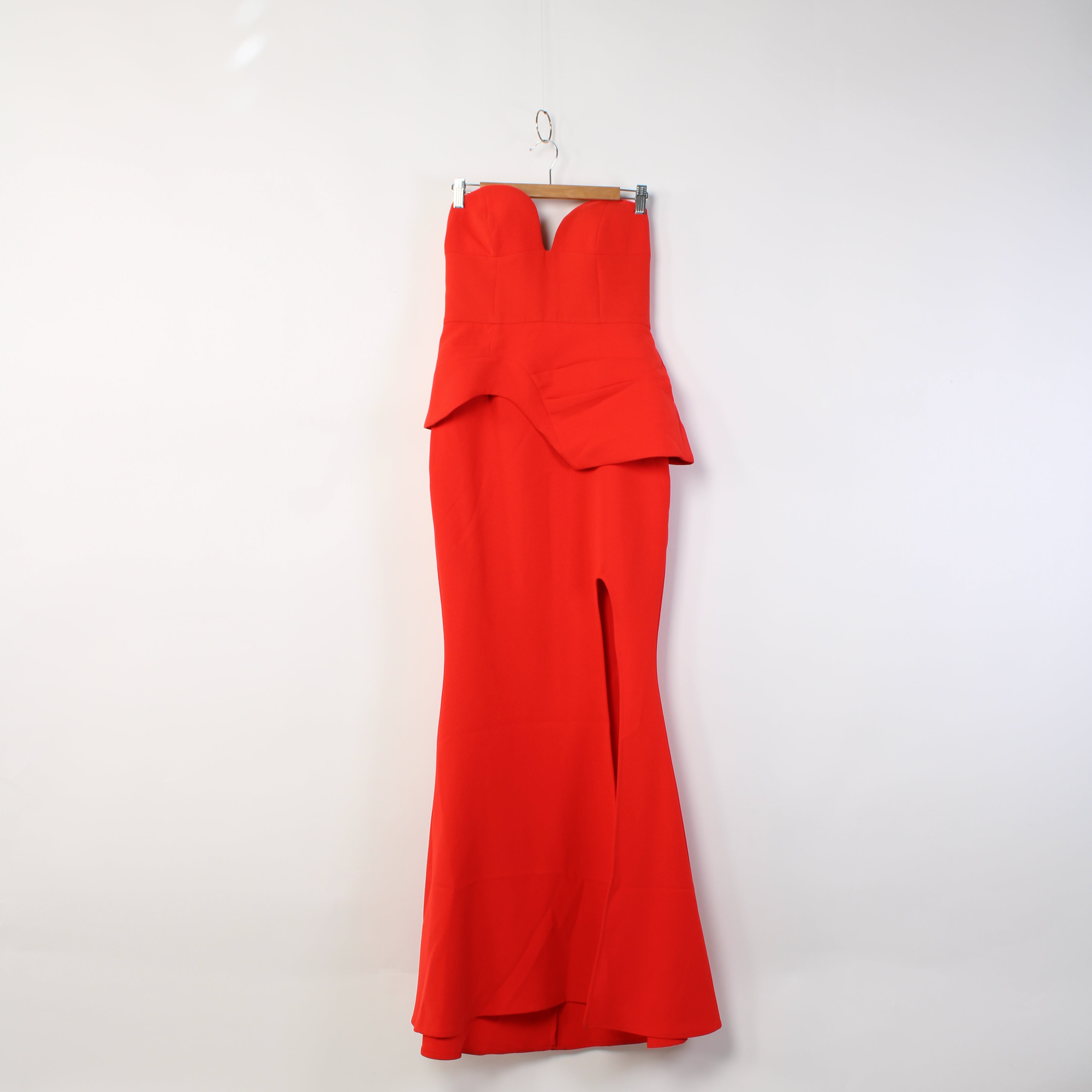 strapless open back dress Ariel Maxi Dress Red | Off Shoulder Dress main image 0