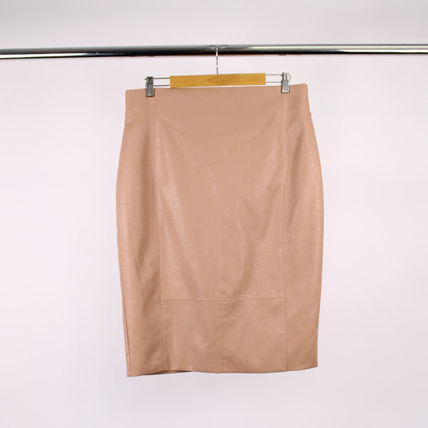 Sheike Pink Faux Leather Skirt BNWT – Vinnies Finds