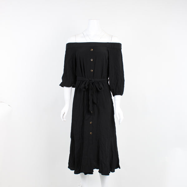 witchery off shoulder dress Witchery Red Off Shoulder Flare Dress - Size 10 Available online